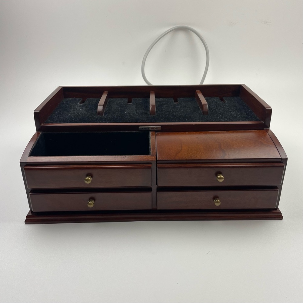 Frontgate Charging Station 4 spaces Cell Phone Jewelry Drawers phones